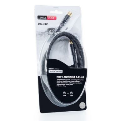 Антенный кабель Eagle Cable DELUXE Antenna 100dB F-plug 1,6 m